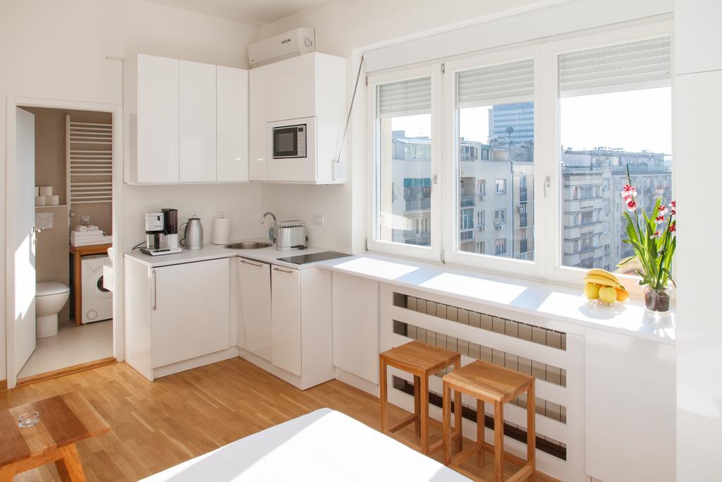 Apartment Slavia District بلغراد الغرفة الصورة